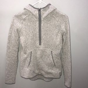 Fleece and thank you pullover